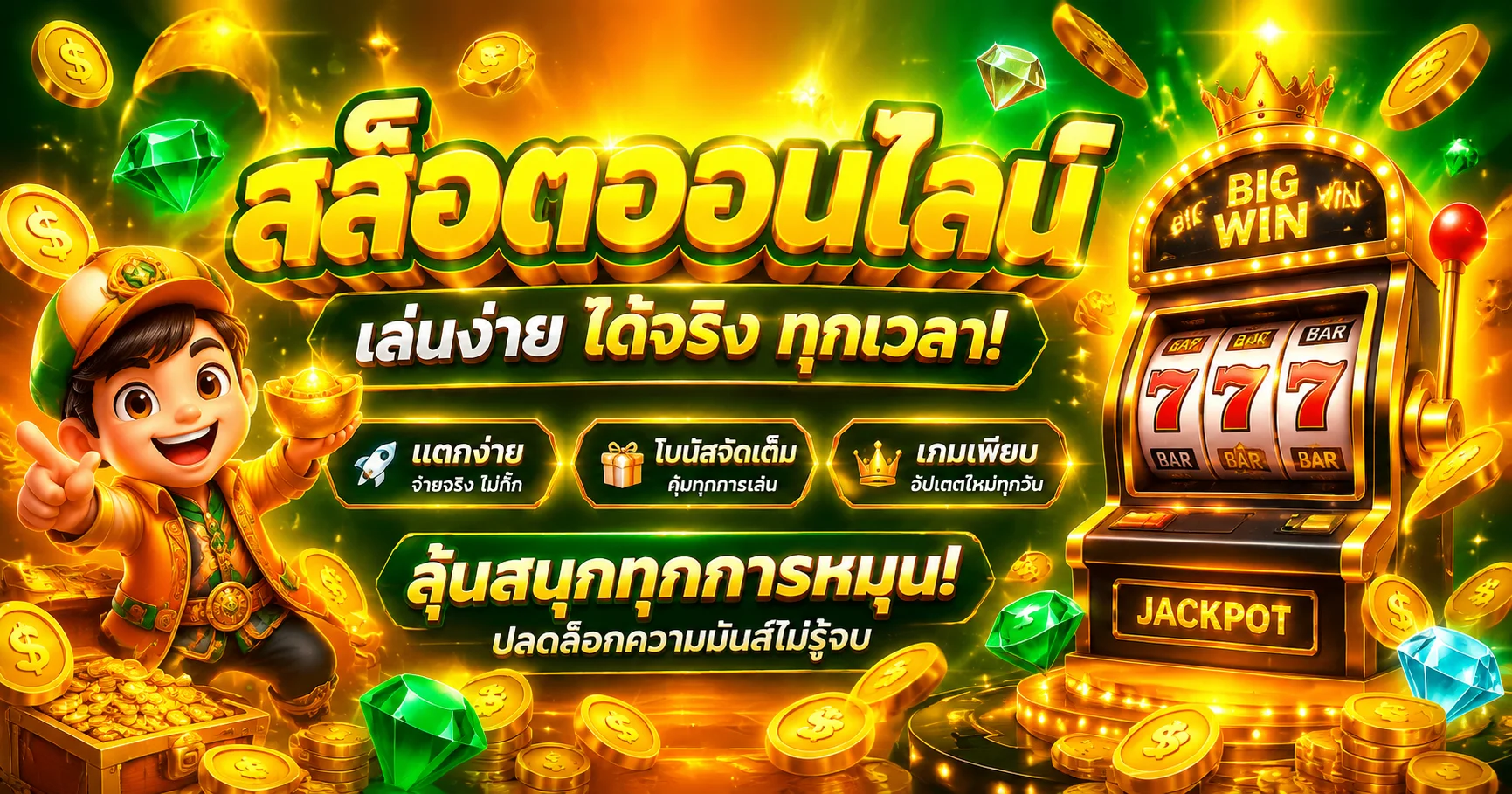 สล็อตออนไลน์ นําโชค789 รวมค่ายเกมสล็อตชั้นนำครบทุกค่าย